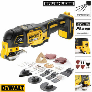 DCS355N 18v XR Brushless Oscillating Multi Tool Bare + 35 Accessories